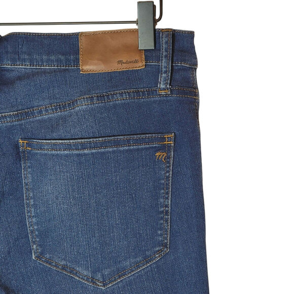 Madewell Roadtripper High Rise Skinny Jeans Raw Hem Stretch Denim Casual Size 29 - Picture 10 of 16